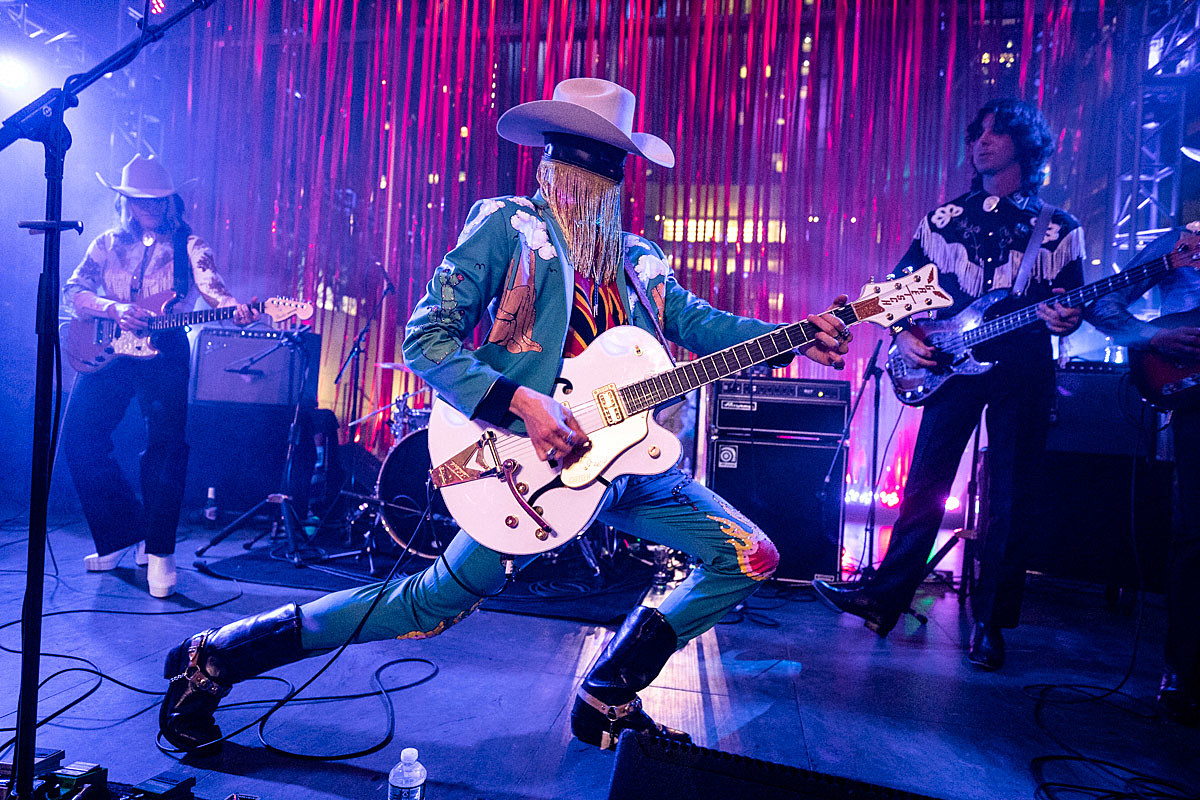 Crowd at a Orville Peck show