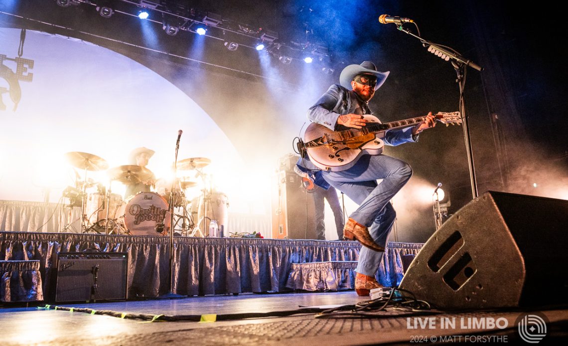Orville Peck performing live on stage